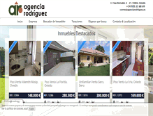 Tablet Screenshot of agenciarodriguez.es